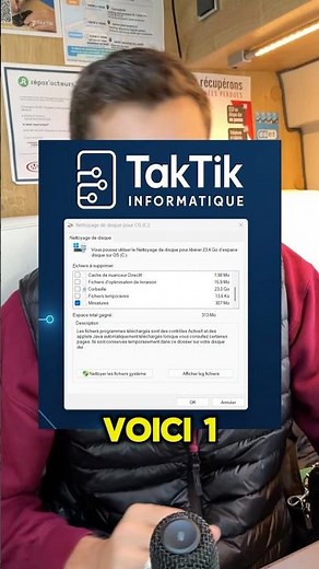 Nettoyer Windows avec la commande cleanmgr (Nettoyage de disque)
