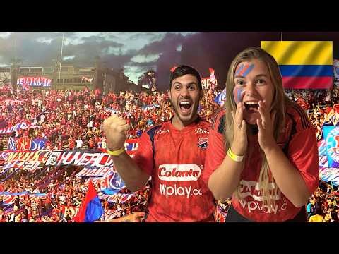 We Went to Our FIRST South American Football Match in COLOMBIA 🇨🇴