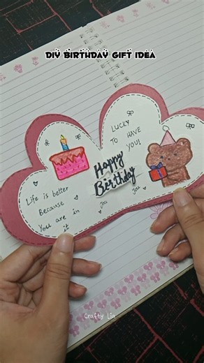 Cute DIY Birthday Gift Idea 🎂💖 #BirthdayGift #GiftIdea #DIYGifts #fypシ #relatable