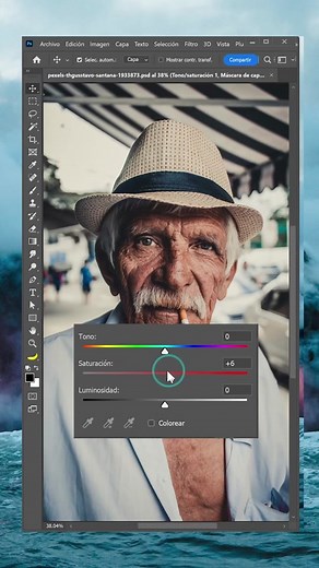 Hack de #Photoshop para crear un retrato dramático en blanco y negro | #photoshoptiktok #photoshoptips #diseño #aprendeentiktok #tutorial #adobe