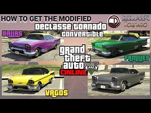 How to get the modified Declasse Tornado Convertible in GTA V Online