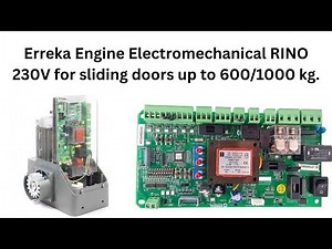 Erreka RINO 230V Sliding Gate Motor | Complete Wiring Guide (600kg / 1000kg Models)