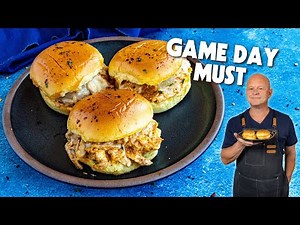 The BEST Buffalo Chicken Sliders (Super Quick + Melty Cheese!) 🧀