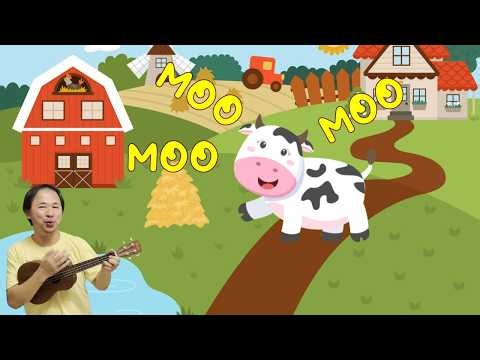 Animal Sounds Song 🐮🐶🐱🐷 | Learn Cow, Dog, Cat & Pig Sounds for Kids | Kidzstation