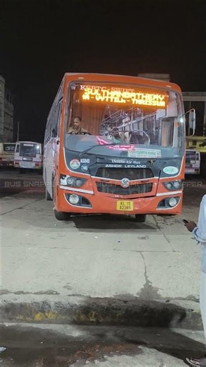 Thiruvananthapuram Depot's KS 40...Thiruvananthapuram Sultan Bathery Deluxe 🧡
