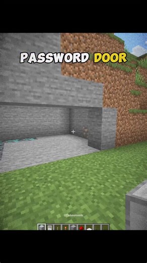 Tehnotonik on Instagram: "Minecraft Password Door Moment #minecraft"