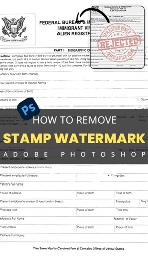 Design Master on Instagram: "Easy Methods to Remove Stamp Watermark in Photoshop #PhotoshopTutorial #PhotoEditing #WatermarkRemoval #PhotoshopForBeginners #EditingTips #GraphicDesign #PhotographyEditing #PhotoshopHacks #DigitalEditing #PhotoManipulation #DesignTips #CreativeEditing #photographycommunity #designmaster #ᴄᴏɴᴛᴇɴᴛᴄʀᴇᴀᴛᴏʀ #amazonseller #amazonfba"