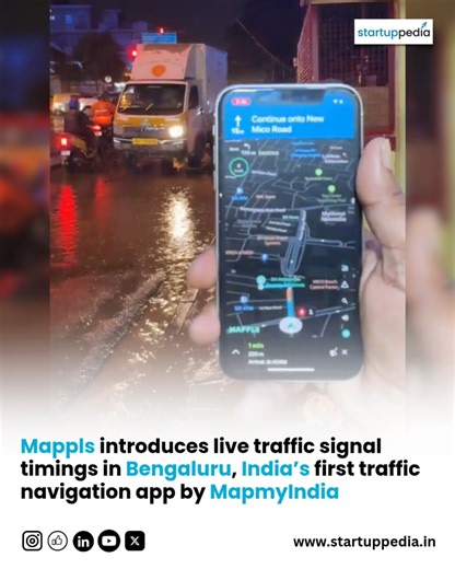 Bengaluru has recently introduced live traffic signal countdowns on the Mappls app, becoming India's first city to navigate live traffic signals. The new feature with real-time updates on signal timings is intended to improve urban mobility and driver decision-making. "Can you see the live traffic signal timings showing up on Mappls app? As the real traffic signal counts down, you see the same on the map inside the Mappls app. Magical, and helpful :)," Director of MapmyIndia Rohan Verma said in 
