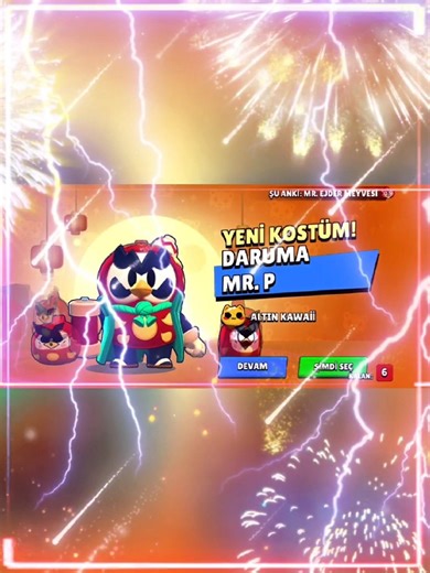 Ultra sezon kupa kutu ödülü Kara Şövalye Jessie Kapkek Darryl Mr P kostümü oldu #shorts #brawlstars