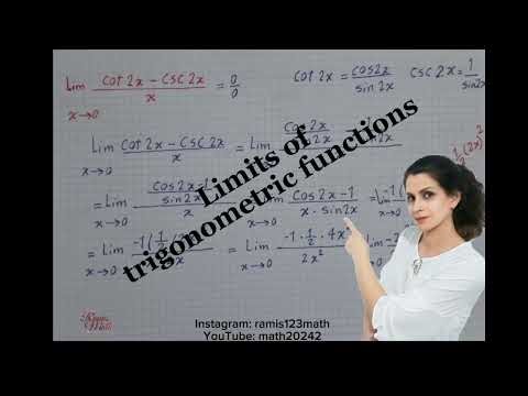 Limits of trigonometric functions