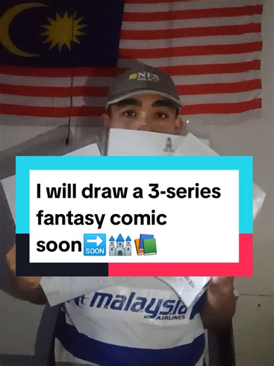 I will draw a 3-series fantasy comic soon🔜🏰📚 #tiktoker #fantasy #animetiktok #tiktokmalaysia #comicstripseries