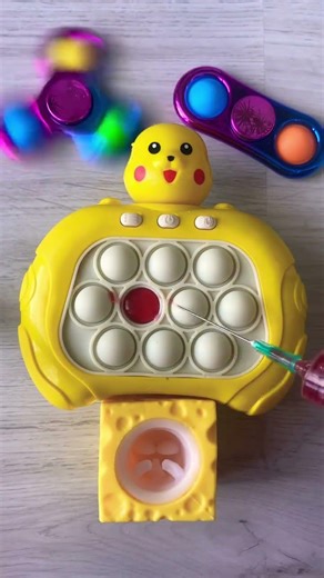 Pikachu Popit Fidget Toys #popitjumbo #trend #toys #fidgettoysplus #popit
