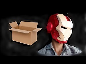 How to make cardboard Ironman helmet at home|| working model at home part-2 || Mr US craft