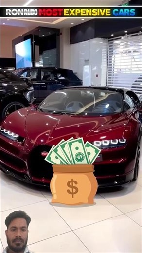 🔥RONALDO TOP 3 MOST EXPENSIVECARS #ronaldo #cristianoronaldo #ronaldocars #buggati #shorts#trending