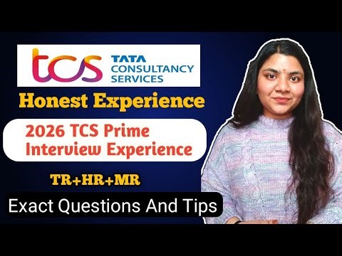 TCS Prime Interview Experience | How to crack TCS Prime | Exact Ques | TCS Preparation