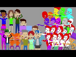 14 Cirminals Crying Like Babies and Numberblocks 1-20 Laugh at Them