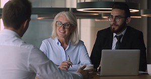 Hr Manager Holding Job Interview Meeting Stock Footage SBV-338169731 - Storyblocks