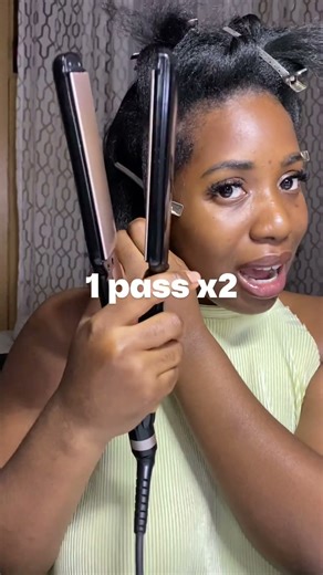 How to bob your hair with a flat iron/straightener #relaxedhaircare #relaxedhair #relaxedhairjourney