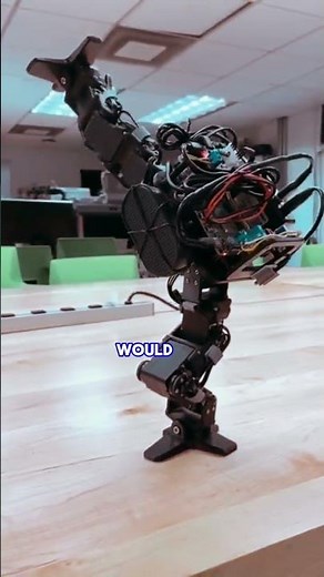 Meet the Black Robot That Walks, Talks & Kicks Like a Pro! #robots
