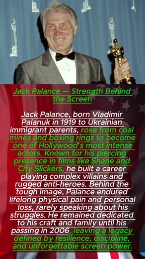 Jack Palance — Strength Behind the Screen