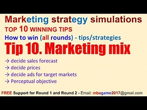 MarkStrat Simulation Round 1 P6 Marketing Mix Markstrat Guide Winning Tips for MarkStrat Simulation