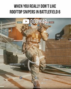 36K views · 400 reactions | When you really don’t like Rooftop Snipers in Battlefield 6 #gamers #gaming #battlefield6 #gamer #Battlefield #Gameplay | DooM49 | Facebook