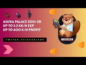 Asura Palace | 3.6 kk/h raw | 300+ Knight | Tibia Hunting Guide