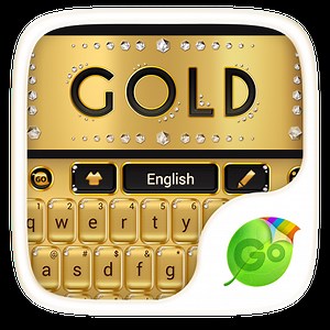 Gold GO Keyboard Theme &Emoji