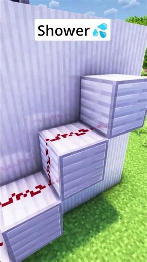 Minecraft Working Shower💦 #shorts