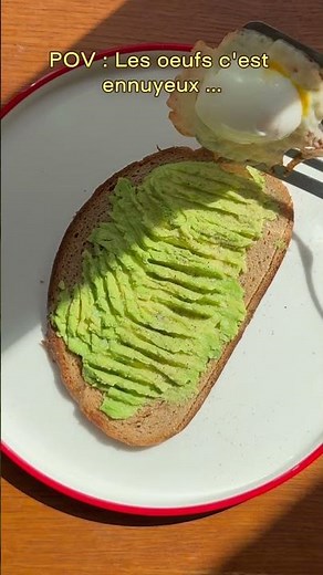 Avocado toast & grilled soft-boiled egg with mozzarella