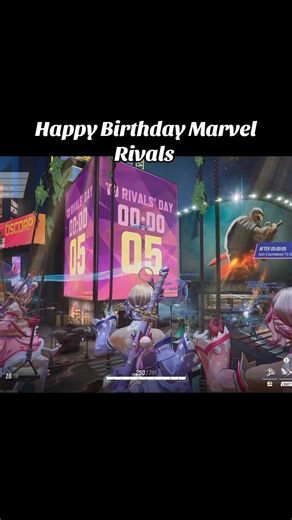 Happy birthday marvel rivals #marvelrivals #marvelrivalsclips #marvelrivalsgame #marvelrivalsgameplay | Briana Margolis | Facebook