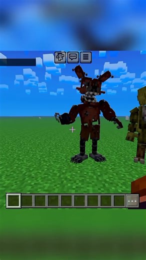 fnaf no Minecraft!!! (mod)#shorts