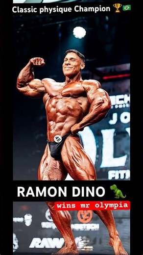 ramon dino wins mr Olympia!🔥✨ #bodybuilding #youtubeshorts #olympia #mrolympia #edit #shortvideo