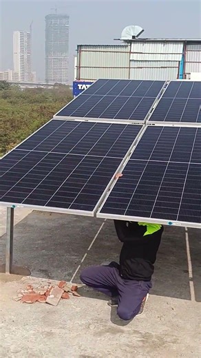 60 kva site installing solar panels #solarpowerindia #solarpower #solarpower #solarenergy