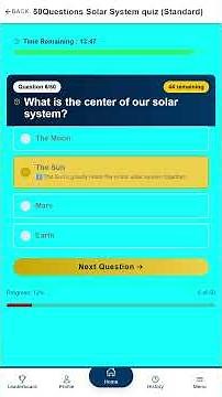 50Questions Solar System Quiz - Part 1 of 5