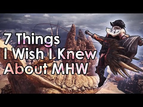 Monster Hunter World: 7 Tips I Wish I Knew Before I Started (Beginner Tips)