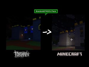Roblox Forsaken Brandon6875935's Place (BrandonWorks) Recreated in Minecraft