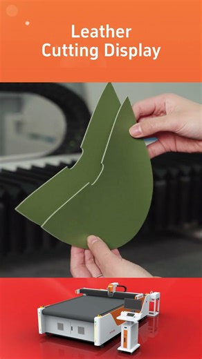 PU leather - Leather and fur industry CNC cutting machine