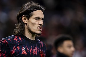 Cavani pictured training for Uruguay ahead of decisive World Cup qualifiers