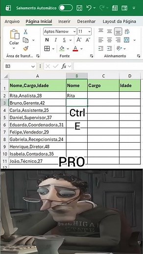 Excel Eficiente: Como automatizar a estruturação de informações sem usar funções