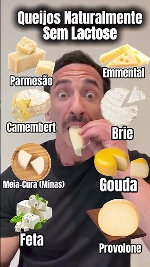 Ranking of the 8 most popular cheeses in Brazil with the least lactose