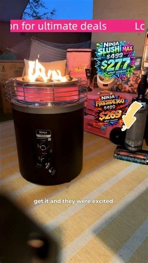 Ninja Fireside360 Fire Pit and Outdoor Heater - OF101
