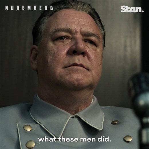 Inspired by true events, Nuremberg starring Academy Award® winners Russell Crowe and Rami Malek is streaming exclusively on Stan from March 12. #NurembergFilm | Stan.
