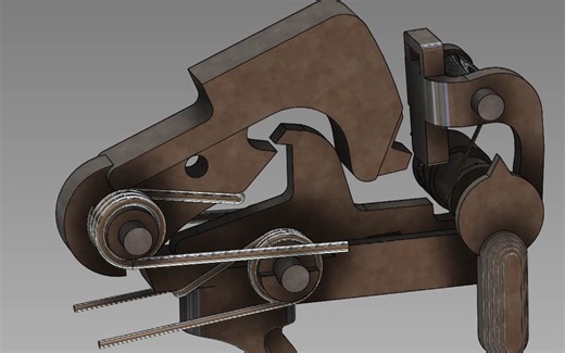 M16系列步枪-扳机组结构 半/全自动模式切换展示