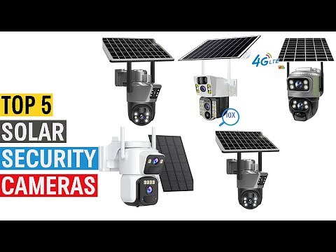 Best Solar Security Cameras 2025 🔋 | Dual Lens 8MP 4K WiFi & 4G Outdoor Smart CCTV Review