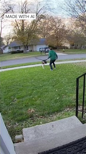 Hawk grabs dog
