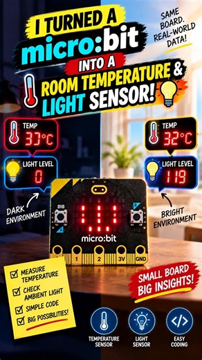 Build a micro:bit sensor in 60 seconds #microbit #stem #diy
