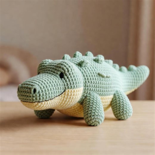 Crochet Alligator Pattern PDF | Amigurumi Crocodile Tutorial | Realistic Stuffed Alligator Crochet Pattern | Easy Beginner Friendly PDF - Etsy