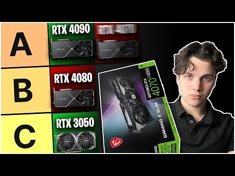 The Best & Worst NVIDIA Graphics Cards Ranked! - Tier List