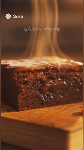 🍫 Melting Brownie ASMR! Irresistible Chocolate Bliss 😋